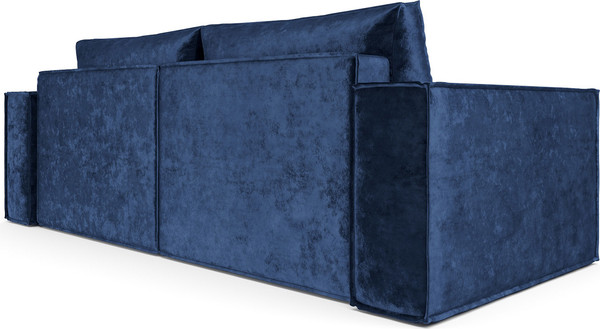 Изображение товара Диван Mebel-Ars Еврокнижка Эмби (велюр синий Plush OWV-21)