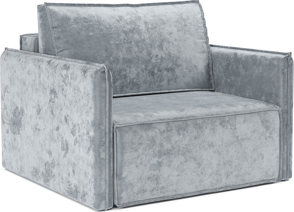 Изображение товара Кресло-кровать Mebel-Ars Хайтон (велюр серый Plush OWV-11)