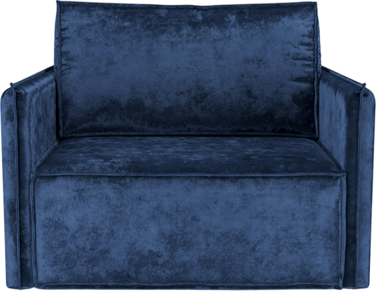 Изображение товара Кресло-кровать Mebel-Ars Хайтон (велюр синий Plush OWV-21)