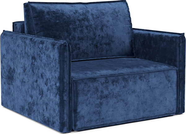 Изображение товара Кресло-кровать Mebel-Ars Хайтон (велюр синий Plush OWV-21)