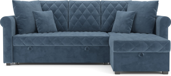 Изображение товара Диван угловой Mebel-Ars Берлин (Vivaldi синий)