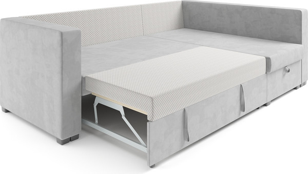 Изображение товара Диван угловой Mebel-Ars Мансберг (Vivaldi светло-серый)