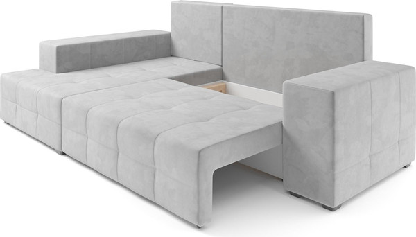 Изображение товара Диван угловой Mebel-Ars Монреаль левый (Vivaldi светло-серый)