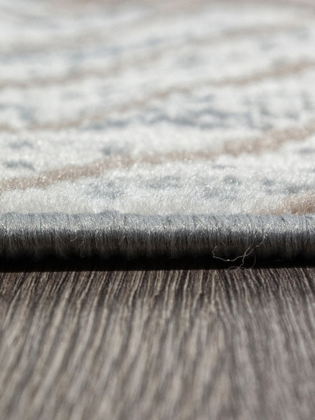 Изображение товара Коврик Merinos Sierra F351-OVAL-CREAM-BLUE (1.5х1.9)