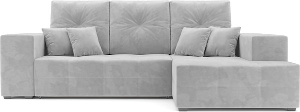 Изображение товара Диван угловой Mebel-Ars Монреаль правый (Vivaldi светло-серый)