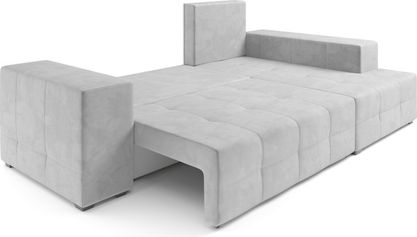 Изображение товара Диван угловой Mebel-Ars Монреаль правый (Vivaldi светло-серый)