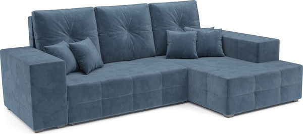 Изображение товара Диван угловой Mebel-Ars Монреаль правый (Vivaldi синий)