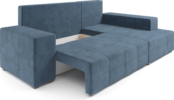 Изображение товара Диван угловой Mebel-Ars Монреаль правый (Vivaldi синий)