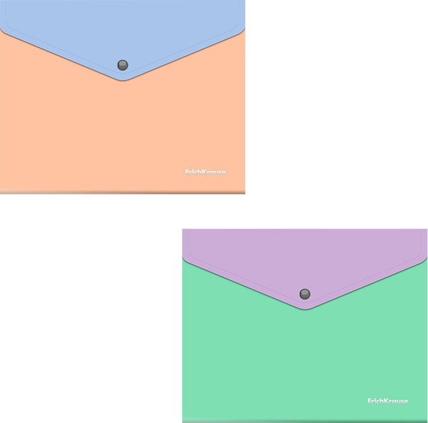 Изображение товара Папка-конверт Erich Krause Matt Pastel Bloom / 61150 (в ассортименте)