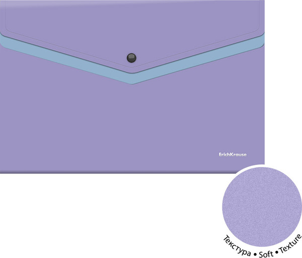 Изображение товара Папка-конверт Erich Krause Matt-Touch Manga / 61151 (в ассортименте)