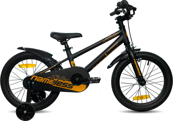 Изображение товара Детский велосипед Nameless Sport 16 2023 / 16S2BO (черный/оранжевый)