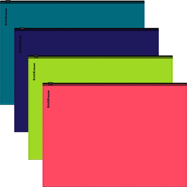 Изображение товара Папка-конверт Erich Krause Matt-Touch Reef A4 / 62959 (в ассортименте)