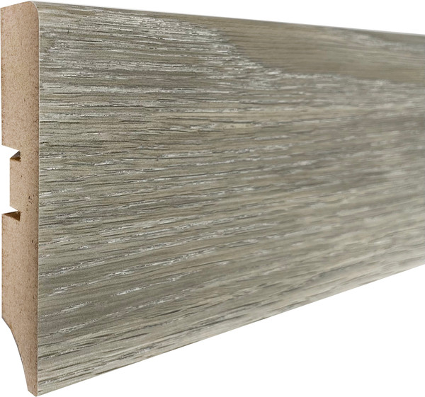 Изображение товара Плинтус Smartprofile МДФ Premium Color 80A Кедр гималайский 028 (2.4м)