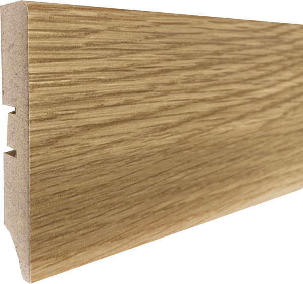 Изображение товара Плинтус Smartprofile МДФ Premium Color 80A Дуб канадский 133 (2.4м)