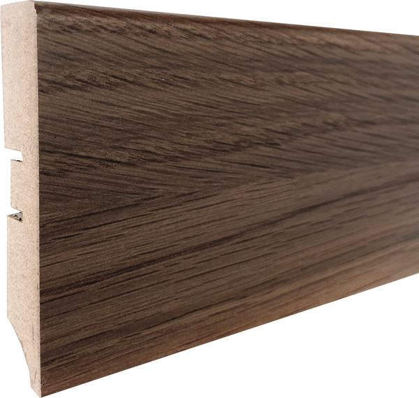 Изображение товара Плинтус Smartprofile МДФ Premium Color 80A Американский орех 046 (2.4м)