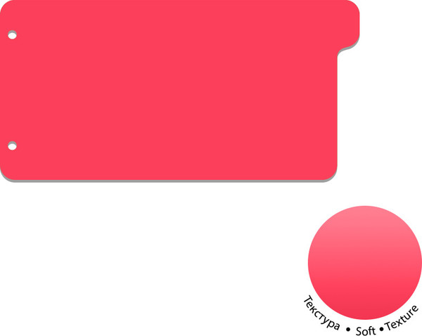 Изображение товара Разделитель документов Erich Krause Soft Reef / 62927 (в ассортименте)