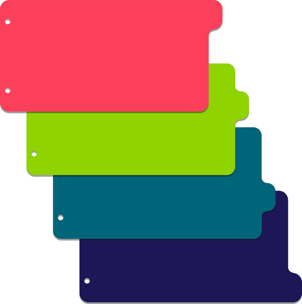 Изображение товара Разделитель документов Erich Krause Soft Reef / 62927 (в ассортименте)