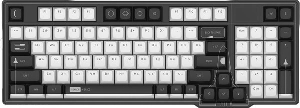 Изображение товара Клавиатура Lunacy In Space / LISWK01 (черный)