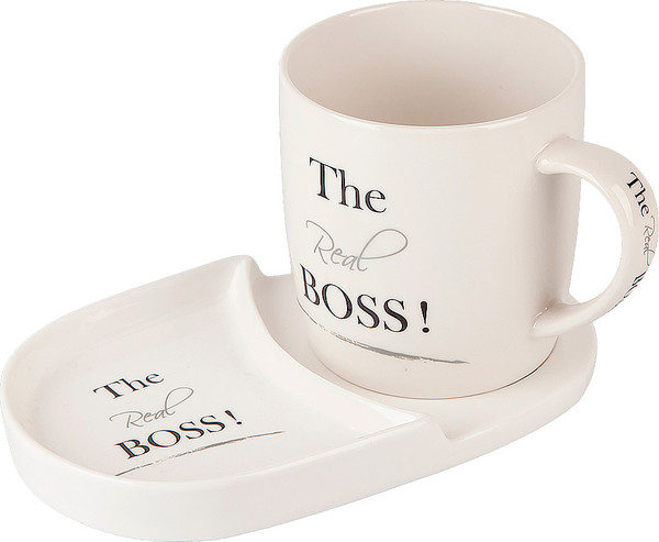 Изображение товара Кружка с блюдцем Nouvelle The Real Boss / 0440013