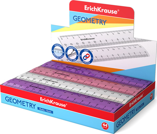 Изображение товара Линейка Erich Krause Candy / 55455 (в ассортименте)