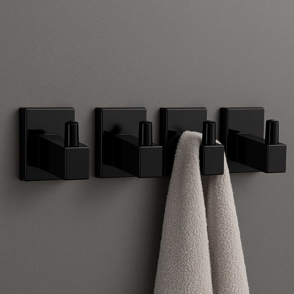 Изображение товара Набор аксессуаров для ванной и туалета Lauter 21SH6062 + 21SH6052 + 21SH6092 + 21SH6072 (Matt Black, 4 предмета)