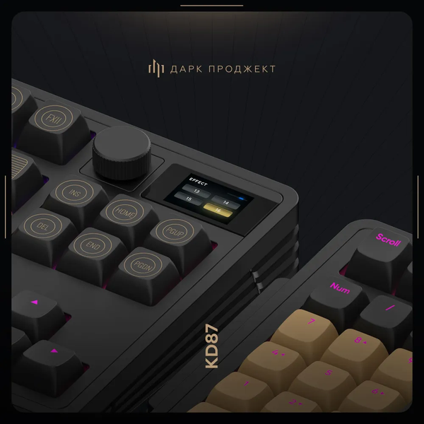 Изображение товара Клавиатура Дарк Проджект D87A + Numpad / DP-KD-87A-000101-GMS (черный)