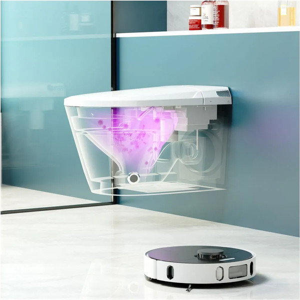 Изображение товара Унитаз подвесной с инсталляцией Abber Bequem AC1119S-AC0101P2