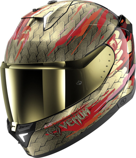 Изображение товара Мотошлем Shark Helmets SKWAL i3 Venum HE0832E-KRQ-XL (XL, черный/красный/золотой)