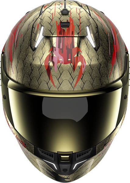 Изображение товара Мотошлем Shark Helmets SKWAL i3 Venum HE0832E-KRQ-XL (XL, черный/красный/золотой)