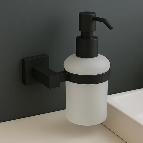 Изображение товара Набор аксессуаров для ванной Lauter 21SH6082 + 21SH6172 (Matt Black, 2 предмета)