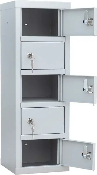 Изображение товара Шкаф металлический Эдванс Для телефонов (5 ячеек)