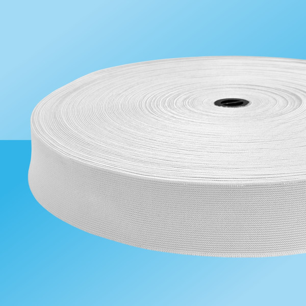 Изображение товара Резинка для шитья Sentex РТ 40мм (40м, белый)