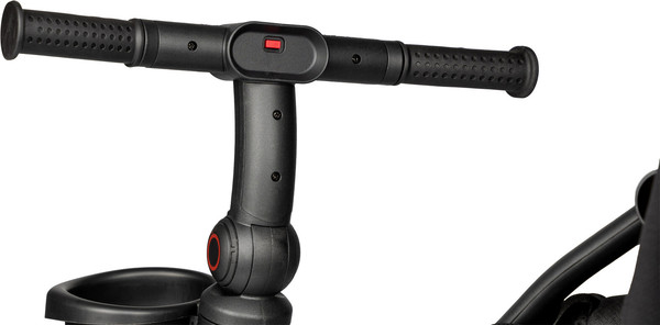 Изображение товара Трехколесный велосипед с ручкой CosmoRide LX-02ED (черный)