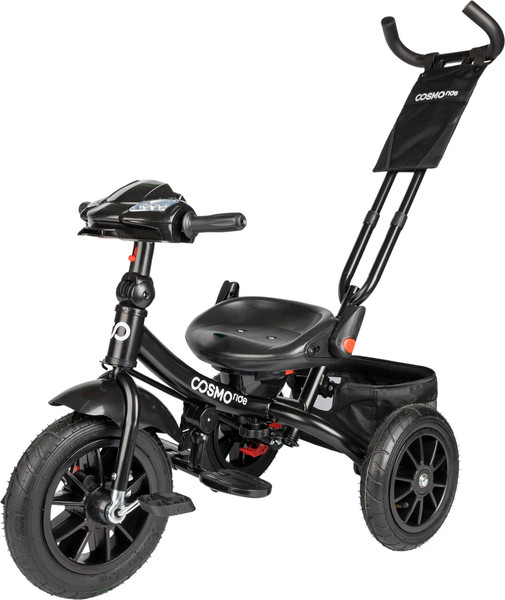 Изображение товара Трехколесный велосипед с ручкой CosmoRide LX-03ED (черный)