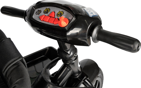 Изображение товара Трехколесный велосипед с ручкой CosmoRide LX-03ED (черный)