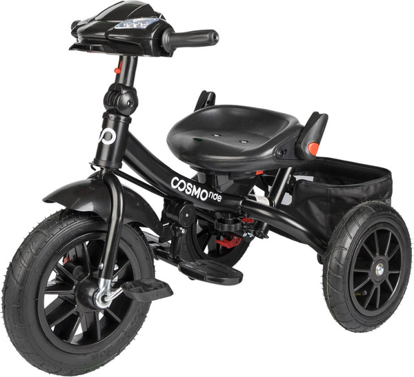 Изображение товара Трехколесный велосипед с ручкой CosmoRide LX-03ED (черный)
