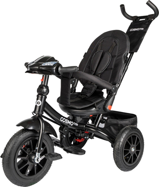 Изображение товара Трехколесный велосипед с ручкой CosmoRide LX-03ED (черный)