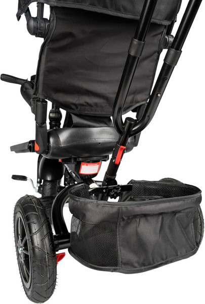 Изображение товара Трехколесный велосипед с ручкой CosmoRide LX-03ED (черный)