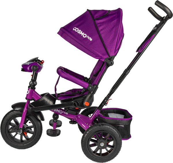Изображение товара Трехколесный велосипед с ручкой CosmoRide LX-03PK (фуксия)