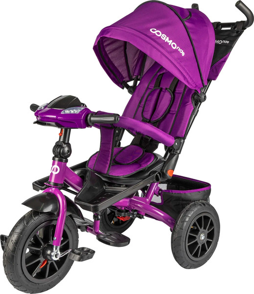 Изображение товара Трехколесный велосипед с ручкой CosmoRide LX-03PK (фуксия)
