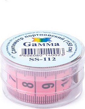 Изображение товара Сантиметр портновский Фирма Гамма SS-112 пластик 150х2см / SS-112