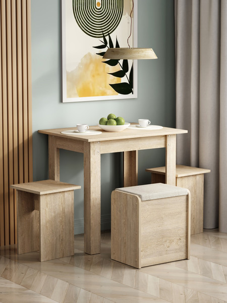 Изображение товара Банкетка Артём-Мебель Жасмин СН-122.12 (дуб экспрессив песочный)