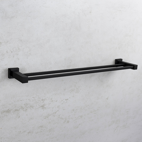 Изображение товара Набор аксессуаров для ванной Lauter 21SH6082 + 21SH6172 + 21SH6022 (Matt Black, 3 предмета)