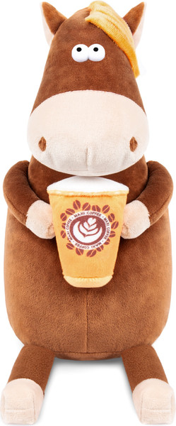 Изображение товара Мягкая игрушка Maxitoys Конь Кофемэн / MT-250210-22