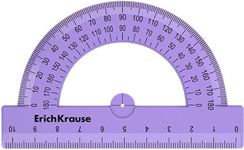 Изображение товара Транспортир Erich Krause Pastel / 57900 (в ассортименте)