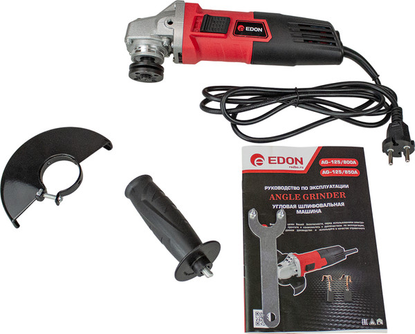 Изображение товара Угловая шлифовальная машина Edon AG-125/800A