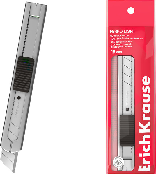 Изображение товара Нож канцелярский Erich Krause Ferro Light / 62754