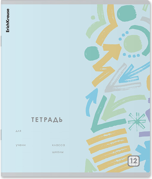 Изображение товара Тетрадь Erich Krause Metrica / 63230 (12л, клетка)