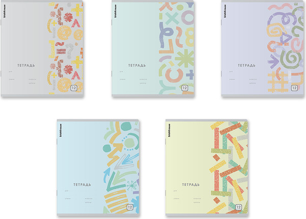 Изображение товара Тетрадь Erich Krause Metrica / 63230 (12л, клетка)