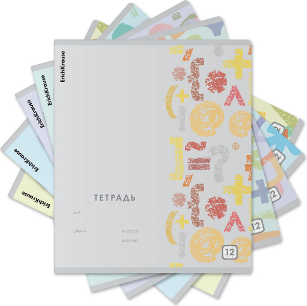 Изображение товара Тетрадь Erich Krause Metrica / 63230 (12л, клетка)